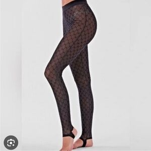 NWOT Noli Monogram Stirrup Tight